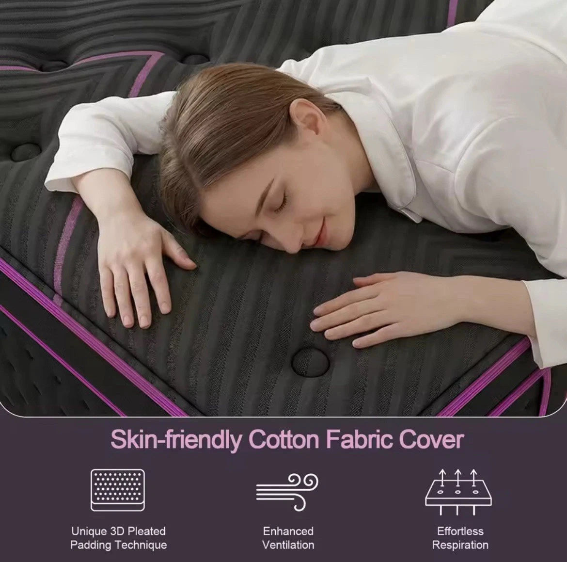 14" Medium-Firm Hybrid Mattress with