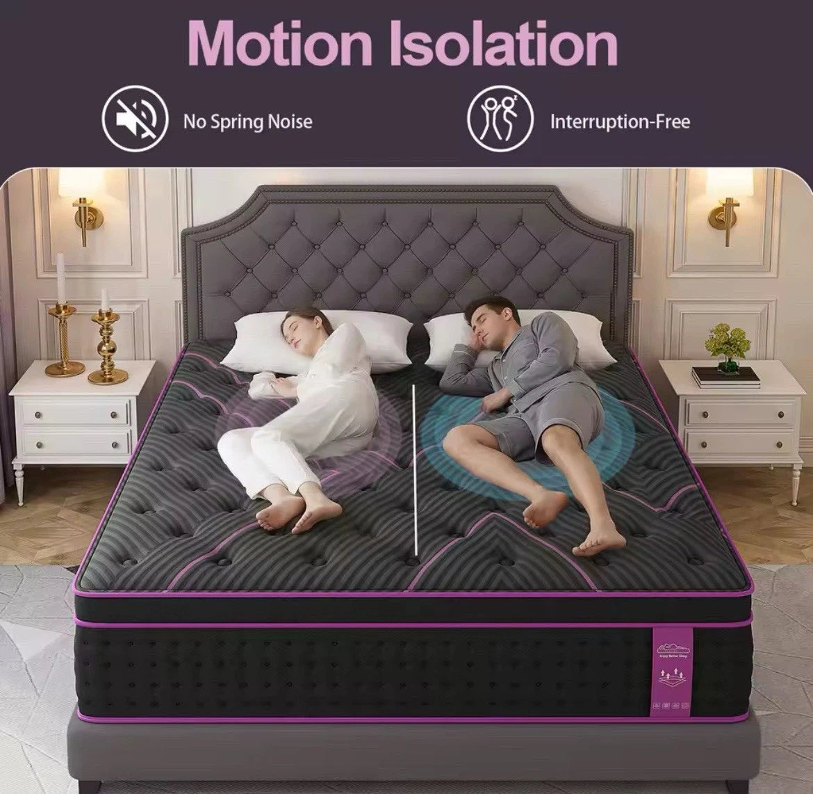 14" Medium-Firm Hybrid Mattress with